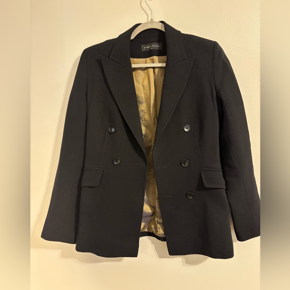 Karen Millen wool double breasted blazer/ jacket